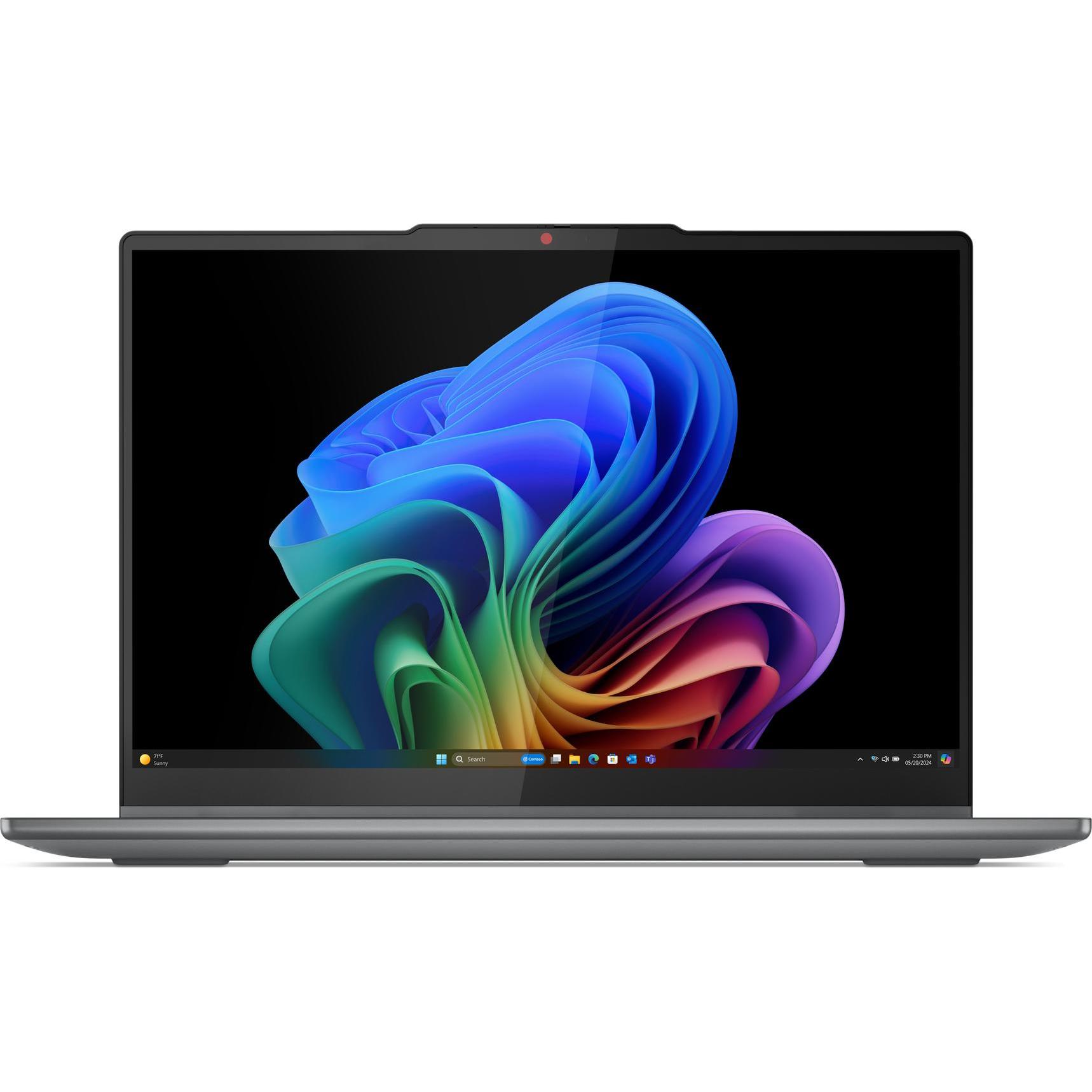 Lenovo IdeaPad 5 2-in-1 (14", Snapdragon X Plus X1P-42-100, 16 GB, 1000 GB, DE), Notebook, Grau
