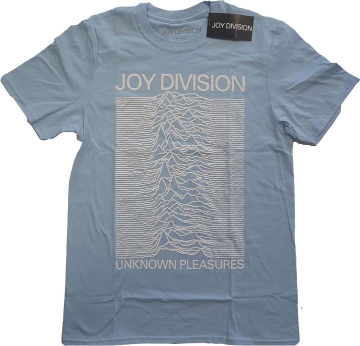 Produktbild Joy Division Unknown Pleasures White On Blue (XL)