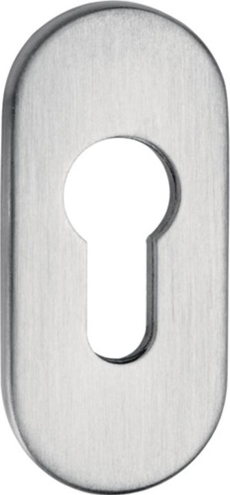 Image du produit EDI Cliprosette anti-feu 0813/6 Aluminium F1 Rosace ovale Porte profilée (Garniture de porte)