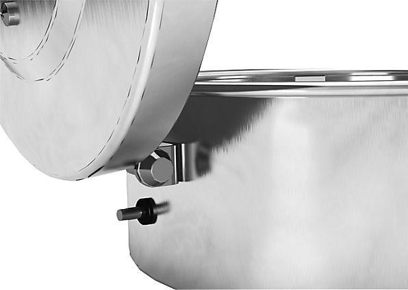 Actual product image Denios Small parts cleaner, stainless steel, capacity 2 l. (26.40 cm, 9.50 cm)