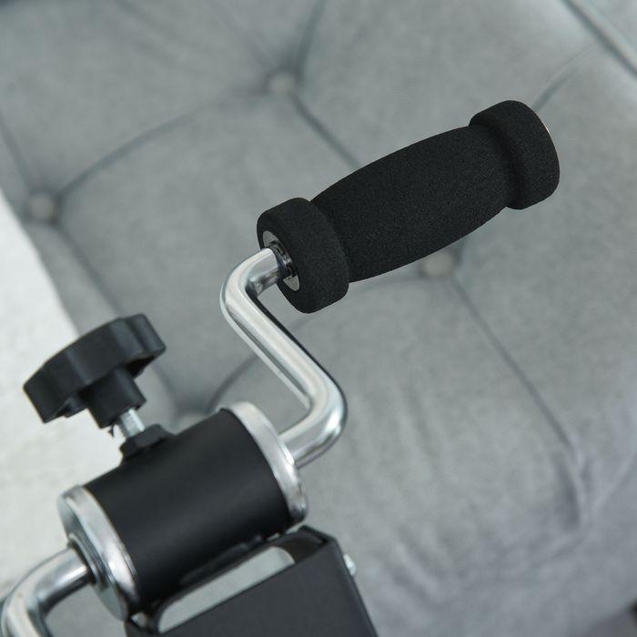 Actual product image Swisshandel24 Exercise bike Pedal trainer for seniors Steel Black 41 x 50 x 96cm