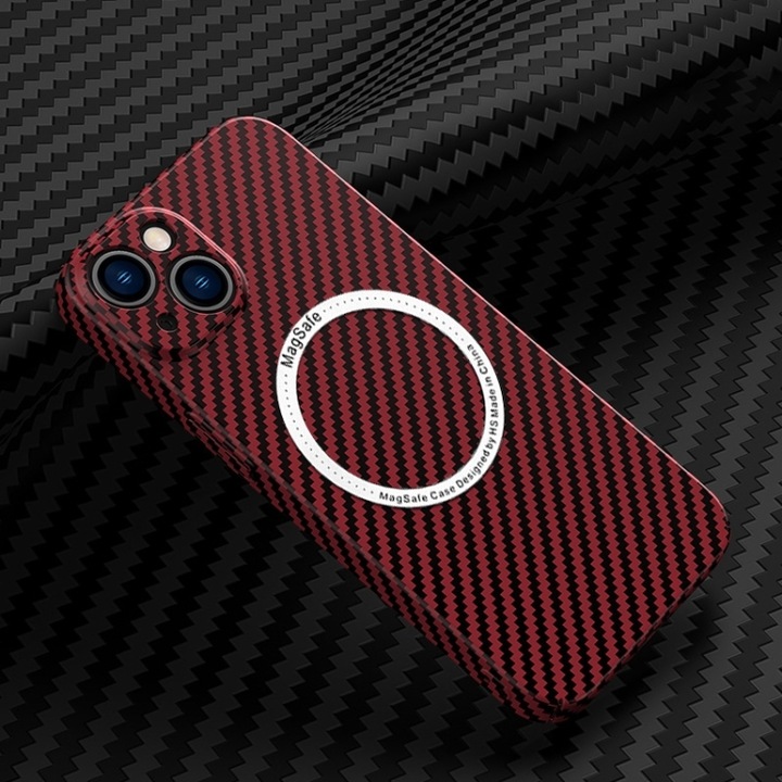 Image du produit Art iPhone 14 Plus MagSafe Housse de protection rigide Ultra fine Aspect carbone 4 (Apple iPhone 14 Plus)