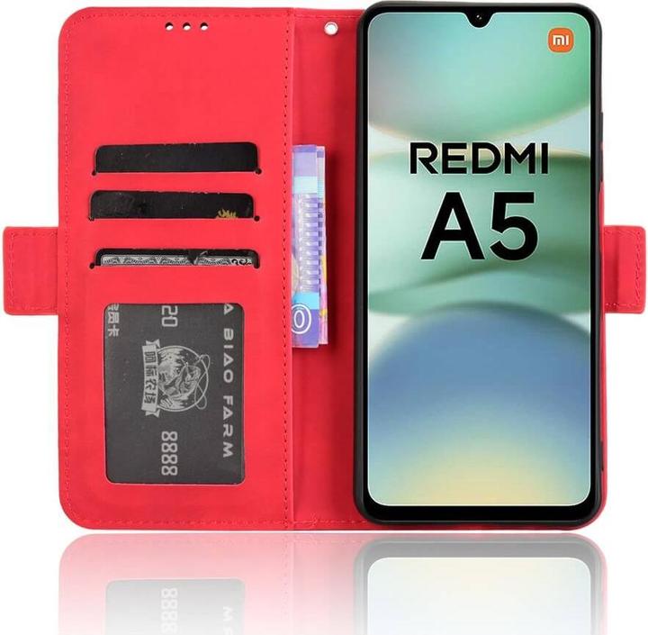 Flip Cover Per Xiaomi Redmi 5 Plus, Custodia in Pelle PU a