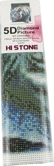 Actual product image Pracht Diamond Painting 6037-40731 White Tiger 25 x 35 cm