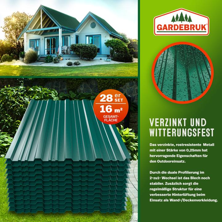 Image du produit Gardebruk 28x Tôles de bardage