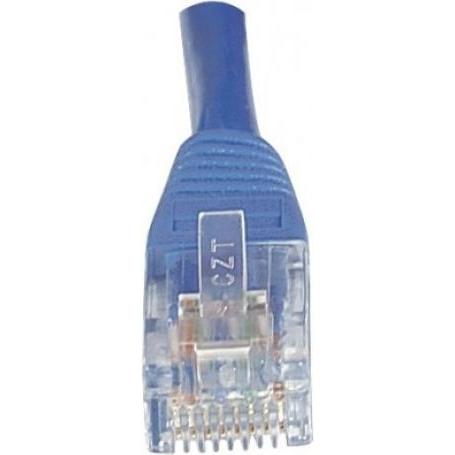 Thumbnail - Exertis Connect Patchkabel, CAT.6, U/UTP, ungeschirmt, Kupfer, blau, 0,5 m Patchkabel mit Rastnasenschutz (U/UTP, CAT6, ...