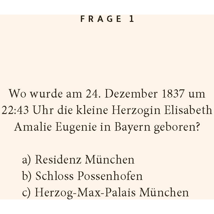 Thumbnail - Grupello Strauss:Sisi-Quiz (Deutsch)