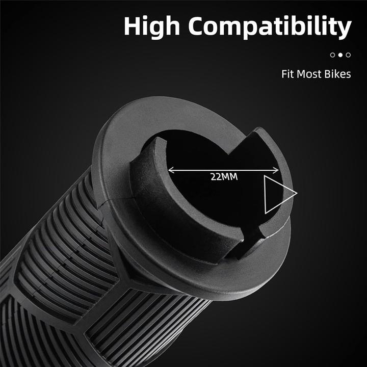 Produktbild Rockbros 40720007001 bicycle grips with reflector - black