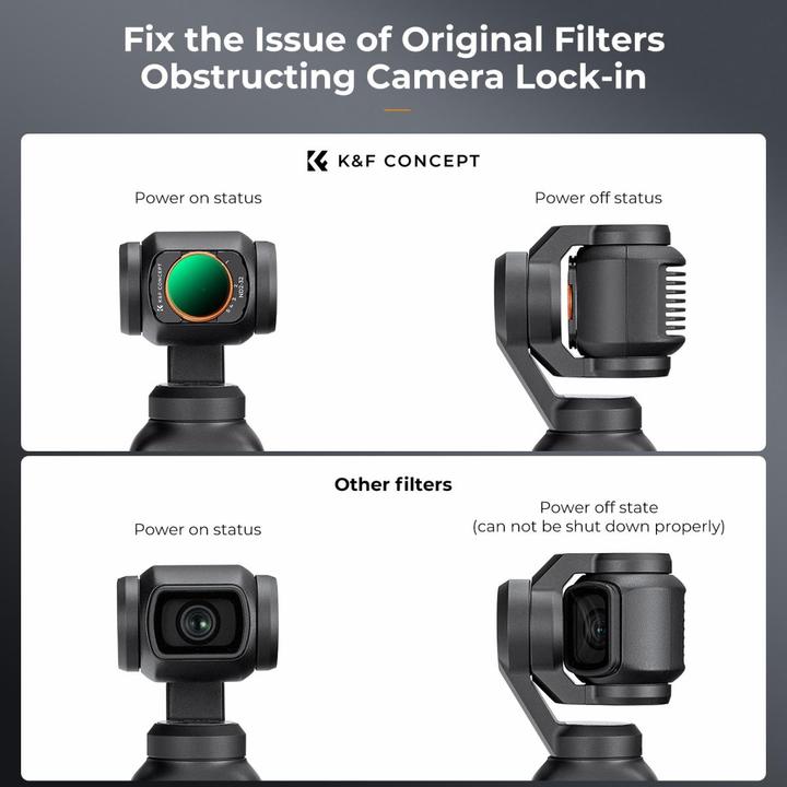 Image du produit K&F Concept Magnétique ND2-ND32, HD, revêtement vert antireflet, étanche et résistant aux rayures sur une face