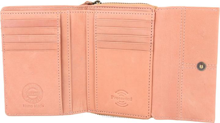 Actual product image Greenland Nature Nature Soft wallet RFID leather 13 cm