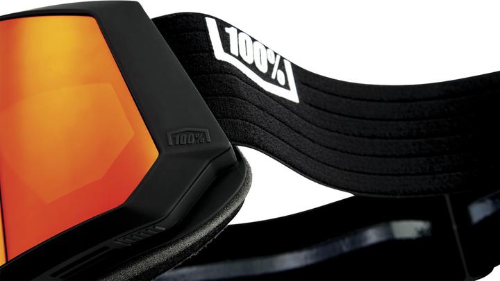 Productafbeelding 100% Skibril Snowcraft XL Hiper Black-Mirror White