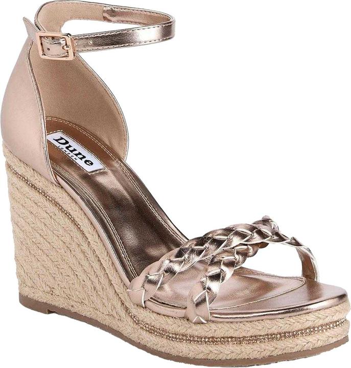 Produktbild Dune London Sandalen mit Keilabsatz Khai Verziert Geflochten (40)