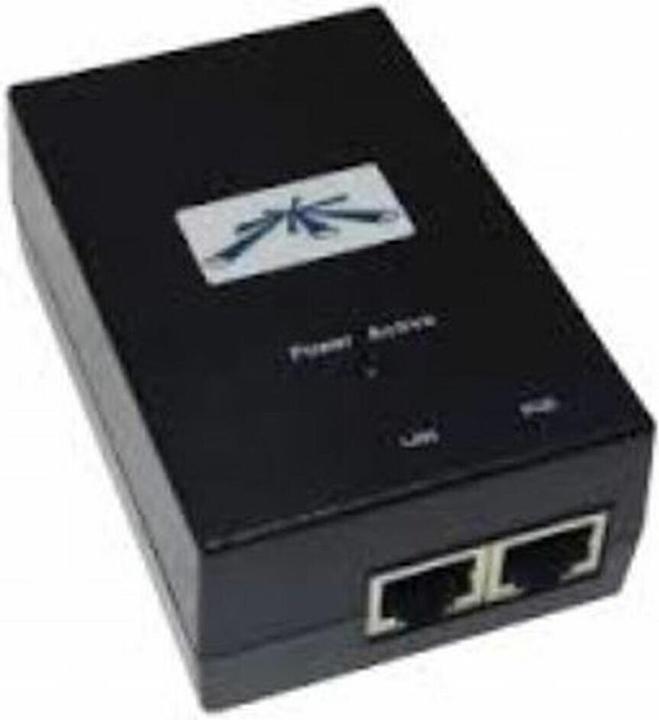 Actual product image Ubiquiti Passive PoE injector (Passive 24V PoE-in, 24 W)