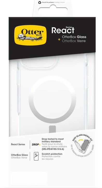 Image du produit OtterBox React + Glass Bundle - Kit (Apple iPhone 16 Pro Max)