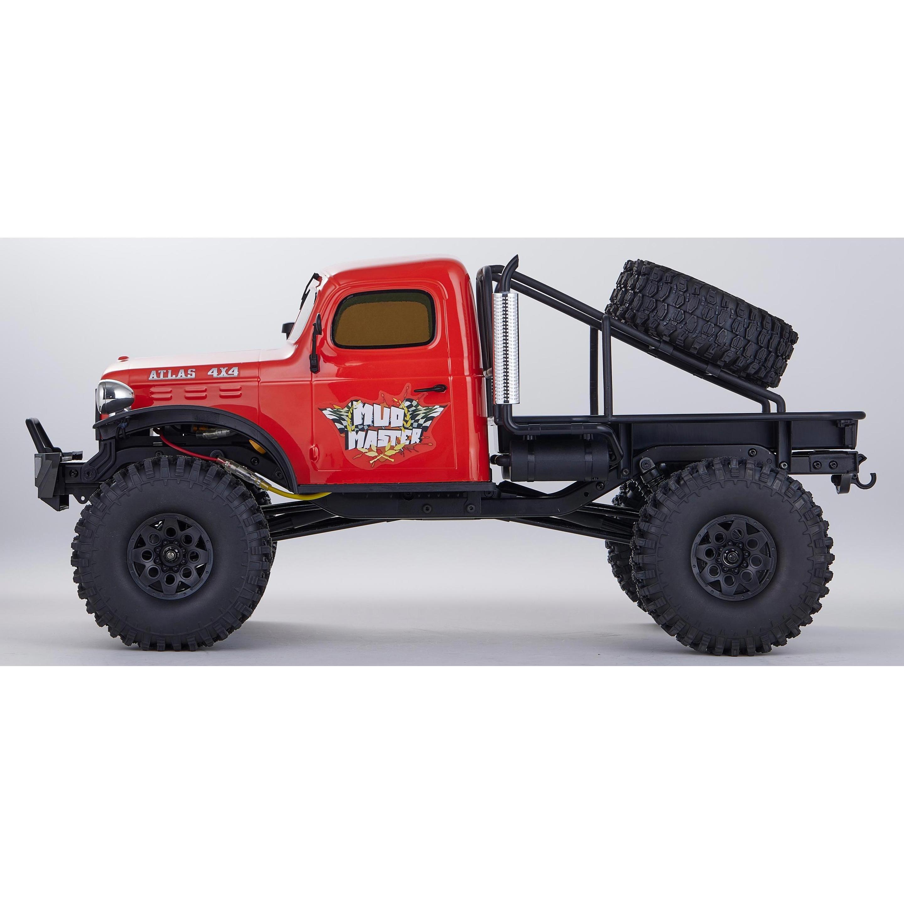 Thumbnail - RocHobby Scale Crawler Atlas Mud Master 4WD Rot, ARTR, 1:10 (RTR Ready-to-Run)