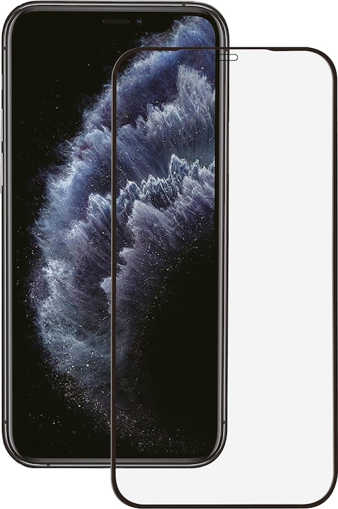 Vivanco Full Screen Display Protector Glass for iPhone 12, 12 Pro (1 Piece, Apple iPhone 12, Apple iPhone 12 Pro)