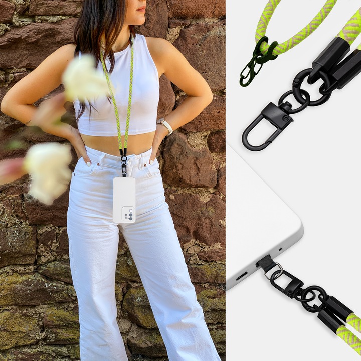 Image du produit Cadorabo Chaîne de téléphone portable pour Samsung Galaxy S10 PLUS Necklace Coque