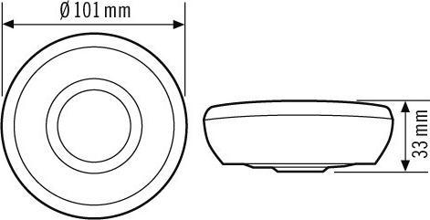 Image du produit Esylux PD BasicDétecteur de présence pour plafond (8 m)
