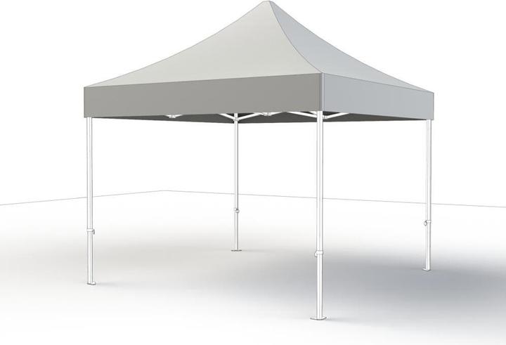 Siena Garden Dak Pro, vierkant, 300x300 cm, dak van polyester PVC-gecoat 300 g/m² in wit... (300 cm, 300 cm)