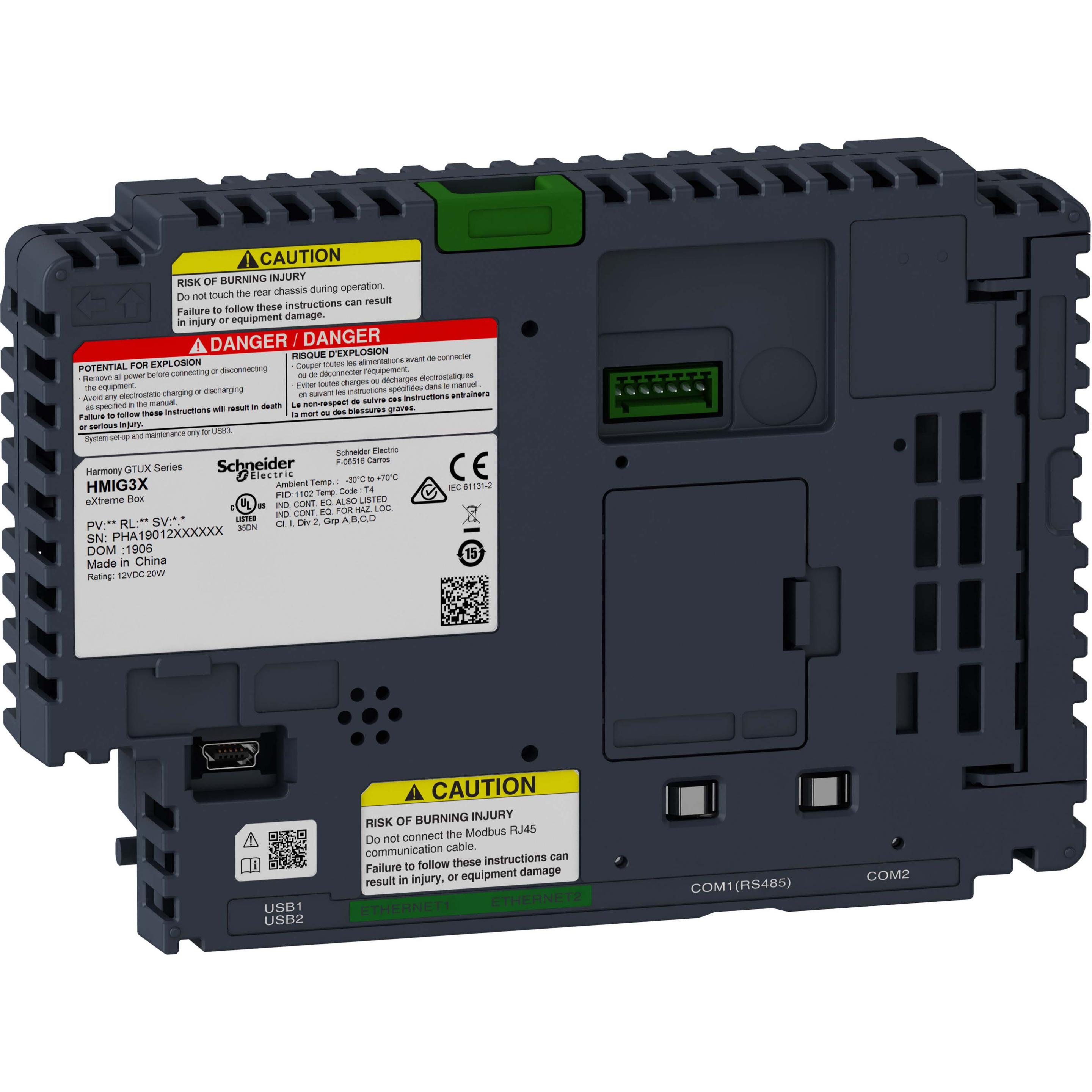 Schneider Electric Schneider HMIG3X HMI GTU OUTDOOR BOX, Router
