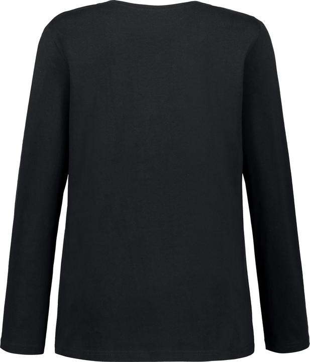 Produktbild Ulla Popken Shirt, Slim, V-Ausschnitt, Langarm (58)
