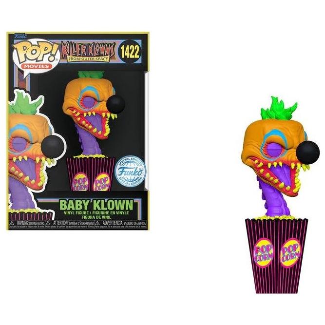 Thumbnail - Funko Pop! Movies: Killer Klowns from Outer Space - Baby Klown (Blacklight) (Special Edition) #1422