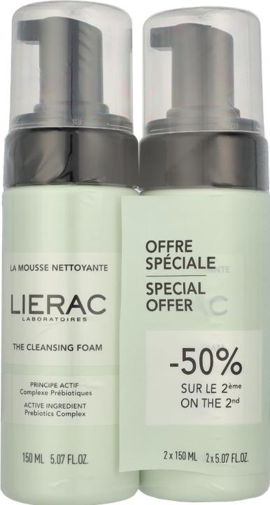 Actual product image Lierac Set of cleansing facial foams (The Cleansing Foam) 2 x 150 ml (Cleansing lotion, 300 ml)