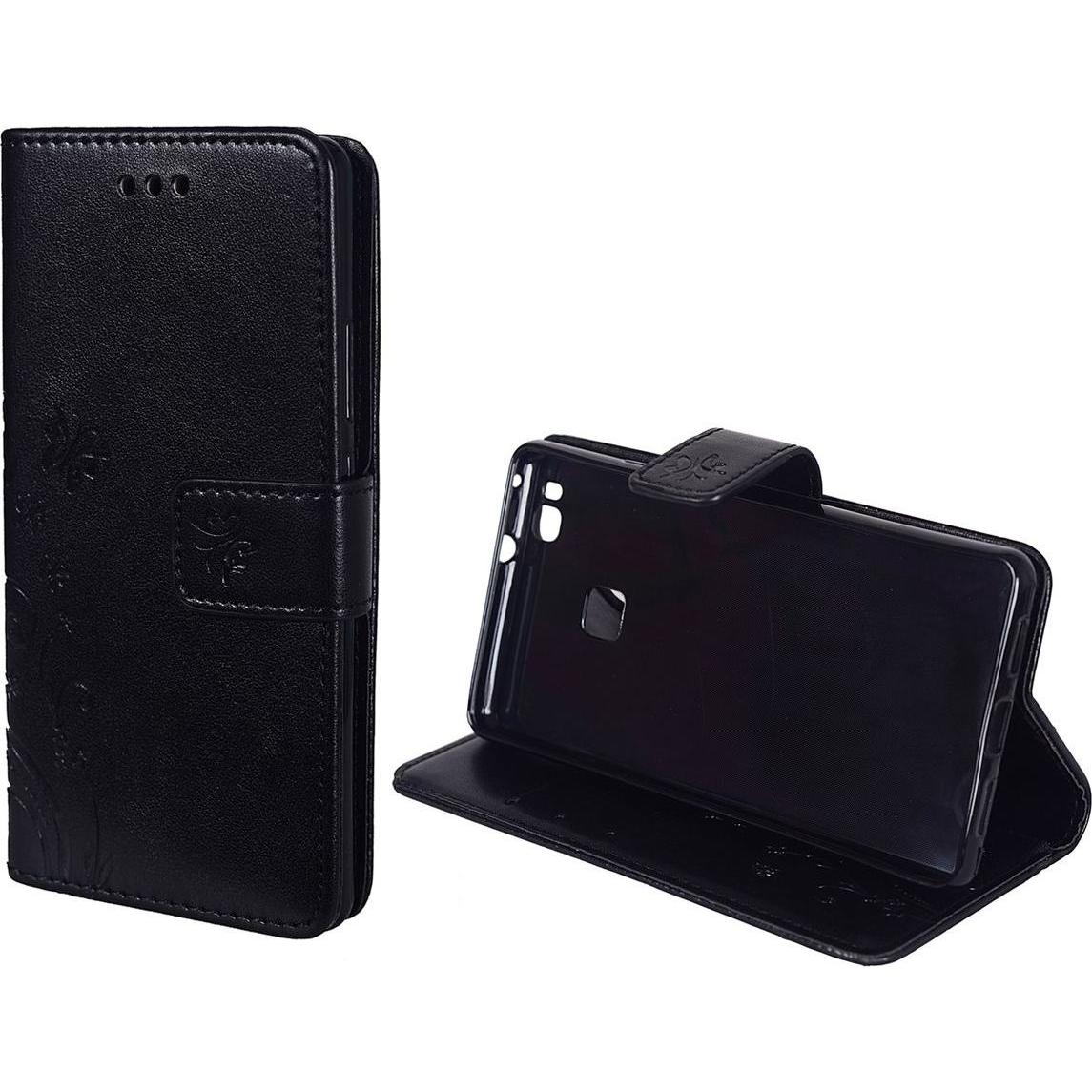 Thumbnail - König Design Schutz Handy Hülle für Huawei P9 Lite Case Cover Tasche Wallet Etui Handyhülle (Huawei P9 Lite), Smartphone...