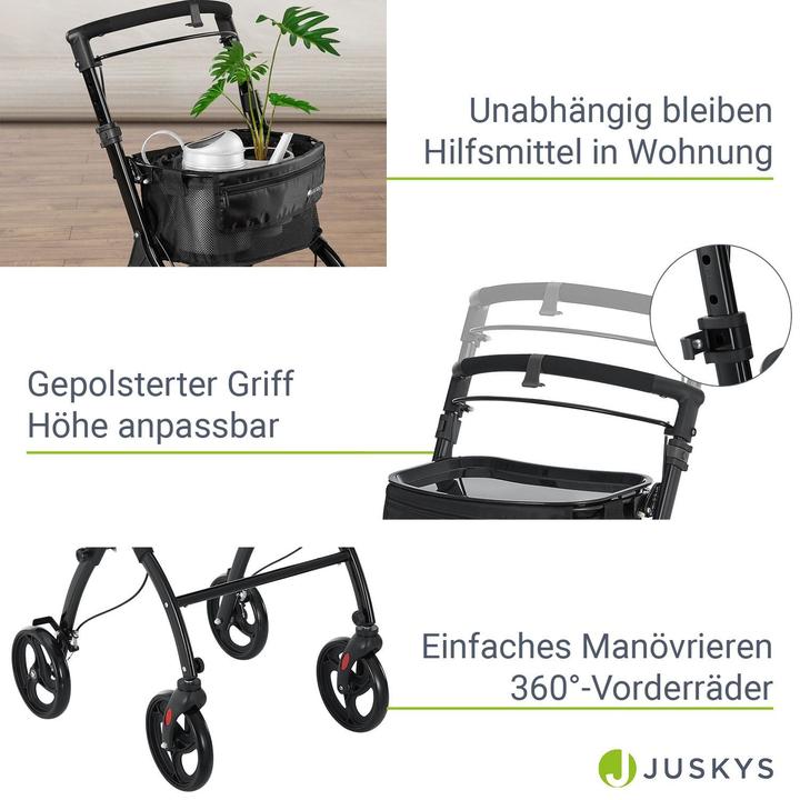 Image du produit Juskys Aluminium Wohnungsrollator