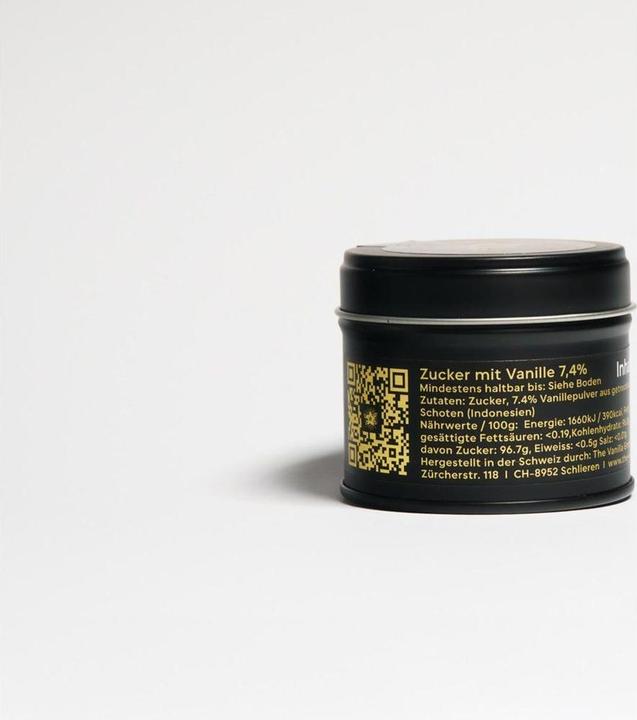 Produktbild The Vanilla Zucker mit Vanille Dose 80g (80 g)