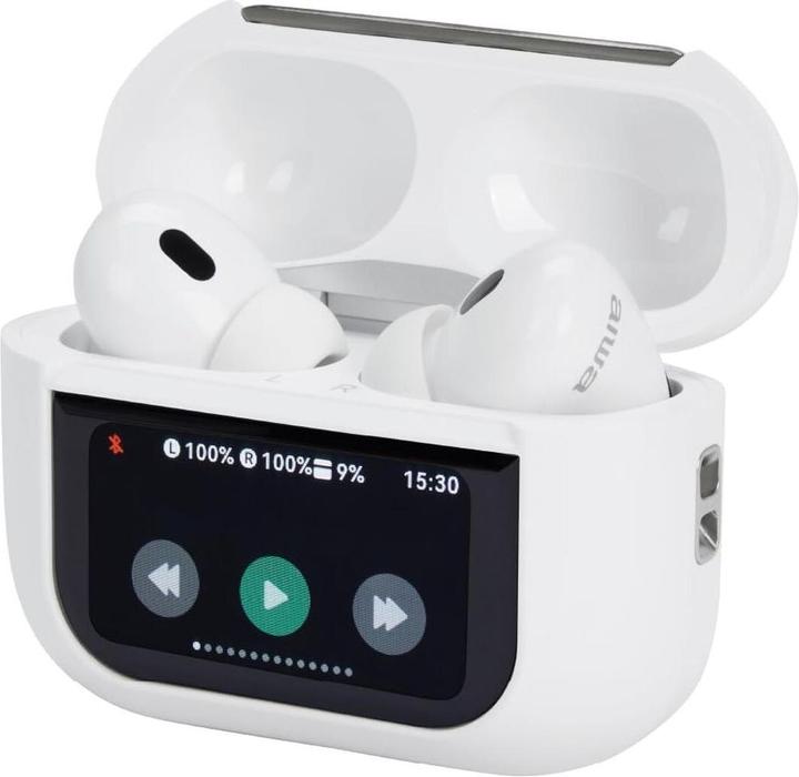 Actual product image Aiwa Kabellose Kopfhörer mit Ladebox EBTW-350WT Weiss (Wireless)