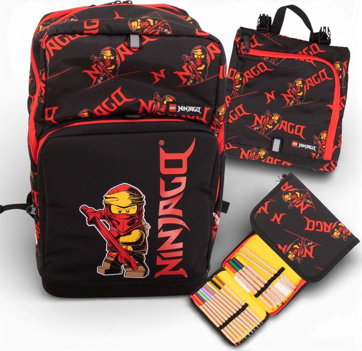 Produktbild LEGO Ninjago Red Maxi Plus 3 Pcs. Schoo (LEGO Ninjago)