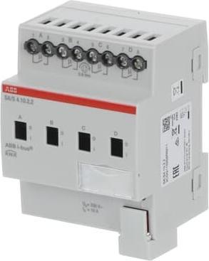 Actual product image ABB Switch actuator 4gang, 10A REG SA/S4.10.2.2 (Switch actuator)