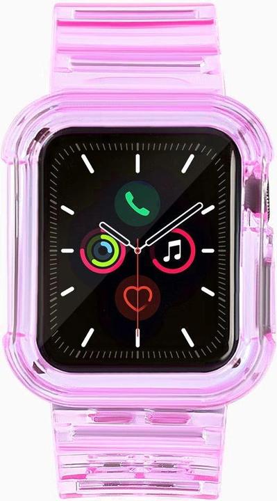 Produktbild Hurtel Strap Light Set replacement band strap case for Watch 6 40mm / Watch 5 40mm / Watch 4 40mm / Watch S (Silicone, Thermoplastic polyurethane (TPU))