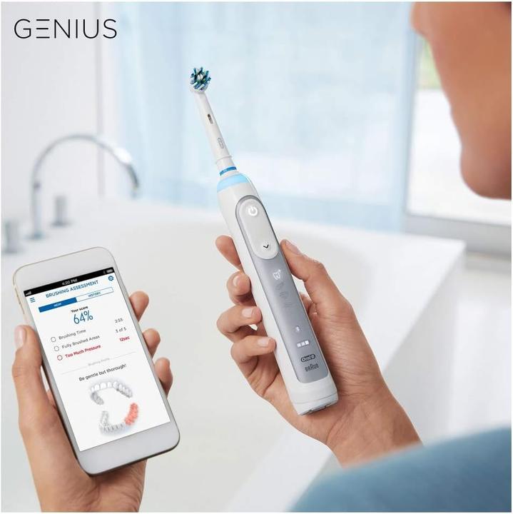 Actual product image Oral-B Genius 8500 Design Edition with travel case (Violet) Electric toothbrush