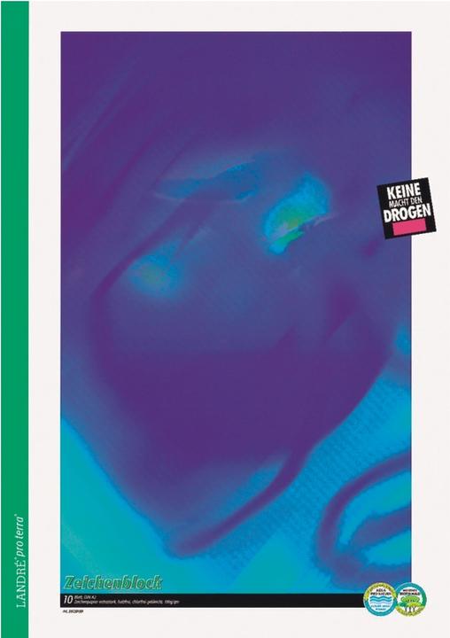 Image du produit Landré A2 bloc à dessin agrafé (A2, Couverture rigide)