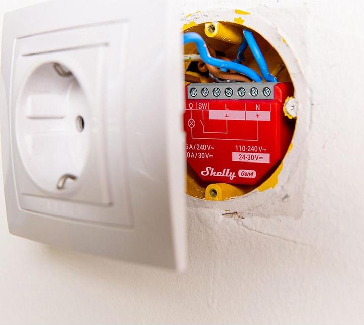 Produktbild Shelly 1PM Gen4 (Schaltaktor)