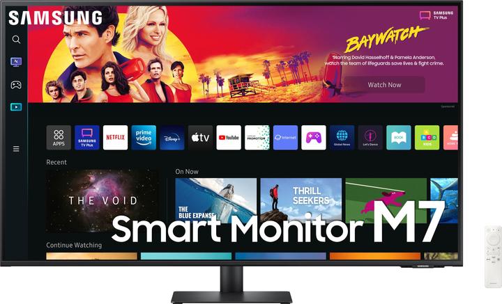 Actual product image Samsung Smart Monitor M7 LS43BM700UPXEN (3840 x 2160 Pixels, 43")