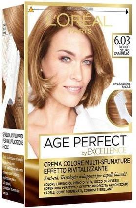Produktbild L'Oréal Paris Excellence Age Perfect Haarfärbemittel 6.03 Dunkelblond Karamell (6.03 Dunkelblond Karamell)
