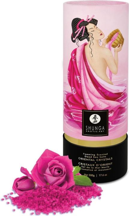 Actual product image Shunga Oriental Crystals Bath Salts Lotus Flower 500 gram (Bath truffles)