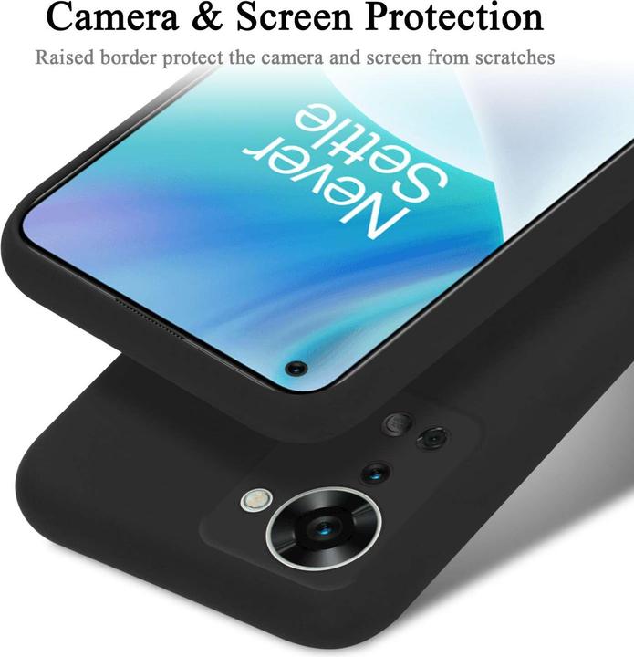Actual product image Cadorabo Bumper TPU Liquid Silicone Case (OnePlus Nord 2T)