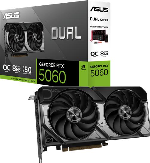 Produktbild ASUS Dual GeForce RTX 5060 OC (8 GB)
