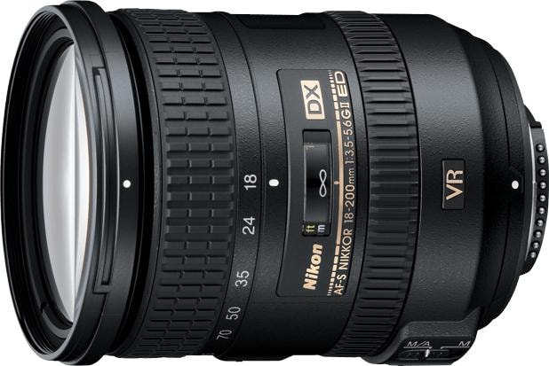 Produktbild Nikon AF-S Nikkor 18-200mm f/3.5–5.6 G ED DX VR II (Nikon DX, APS-C / DX)