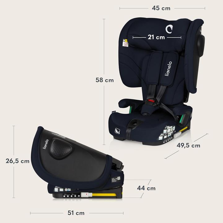 Productafbeelding Lionelo Nelly I-Size (Kinderzitje, ECE R129/i-Size standaard)