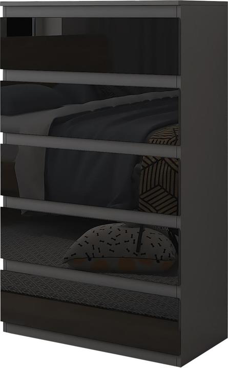 Actual product image HTI-Living Kommode Kenji 5 Schubladen Hochglanz