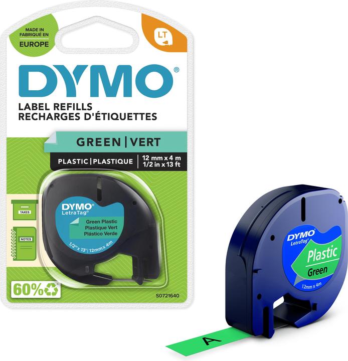 Actual product image Dymo S0721640 (1.20 cm, Green, Black)