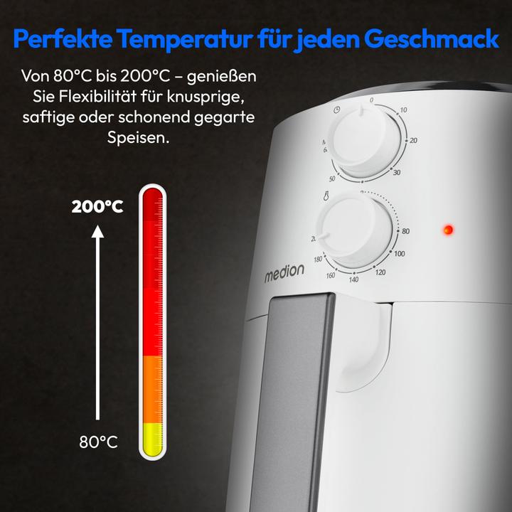 Actual product image Medion LIFE Heissluftfritteuse P30 L (MD13020)