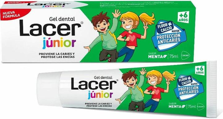 Produktbild Lacer Junior Zahngel Minze 75ml (75 ml)