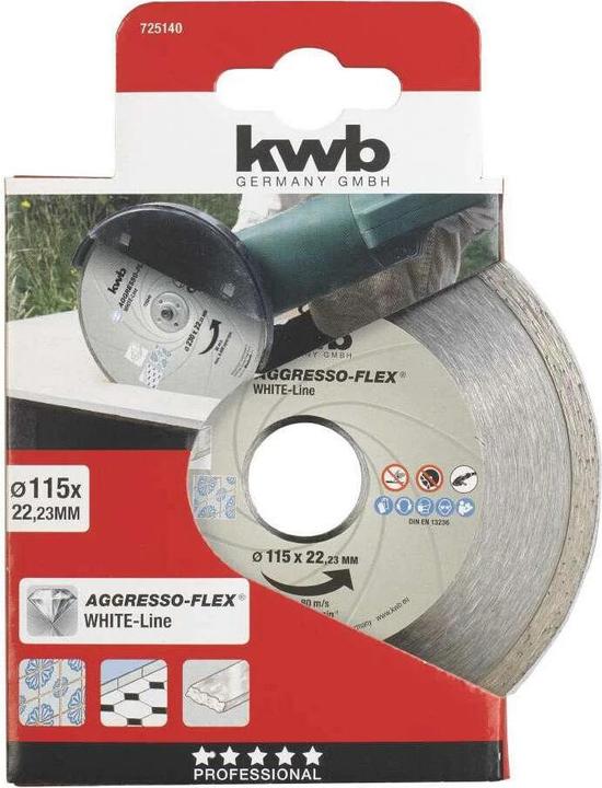 Immagine prodotto kwb Disco da taglio diamantato Whiteline 115
