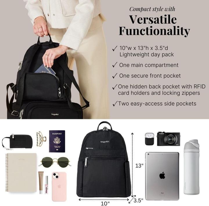 Actual product image Baggallini Anti-Theft Vacation Backpack